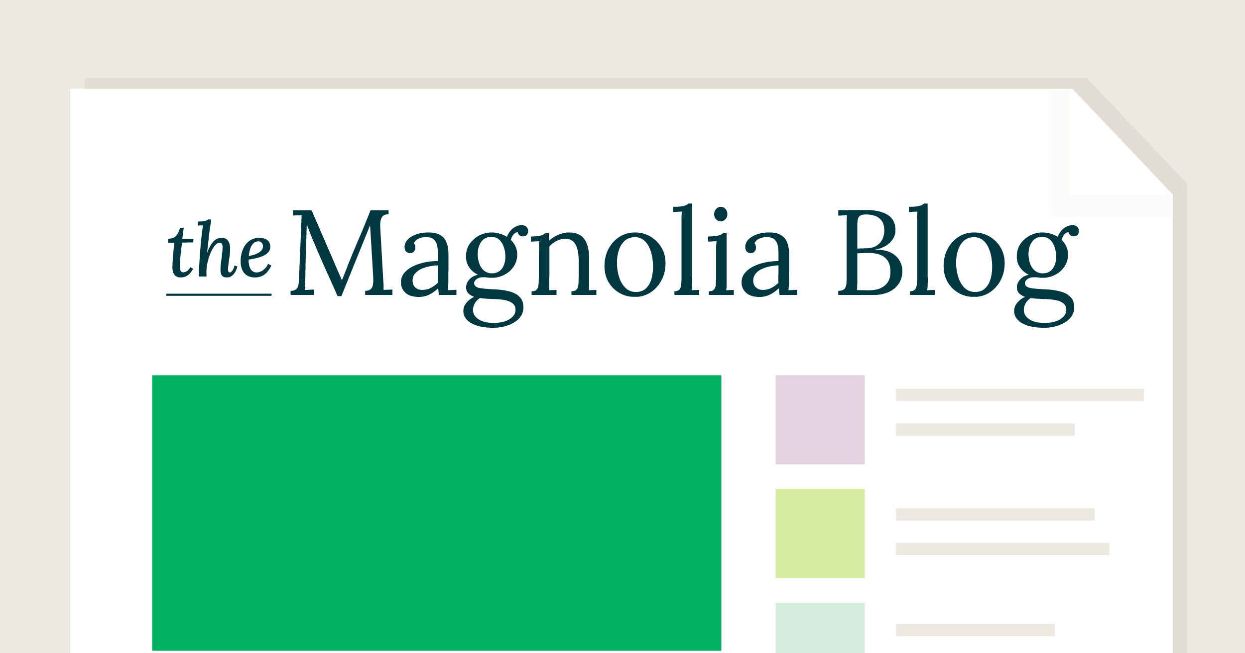 Magnolia blog meta